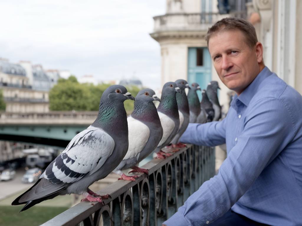 Les techniques naturelles pour éloigner les pigeons des balcons à Paris.